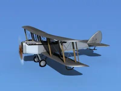 Airco DH-4 Passenger Air Transport 3D model