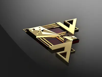 Fish pendant 3D model