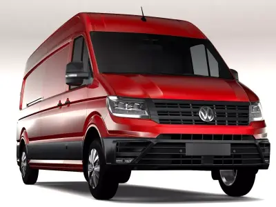 WV Crafter Van L3H2 2017 3D model