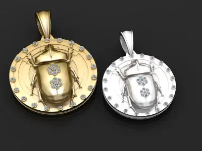  Creative Steampunk PENDANT 3D print model