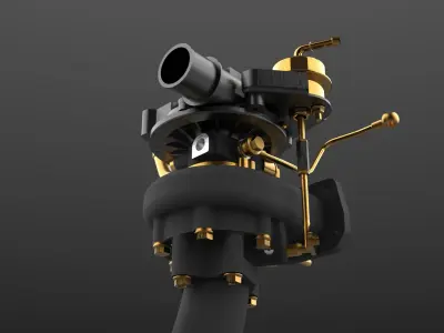 Turbo Charger 3D model