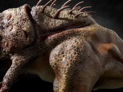 3D model Reptile Alien Creature 3D model