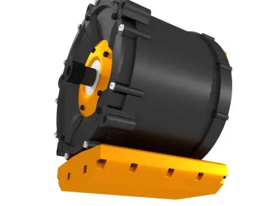 Automotive AC Electric Motor 3D model