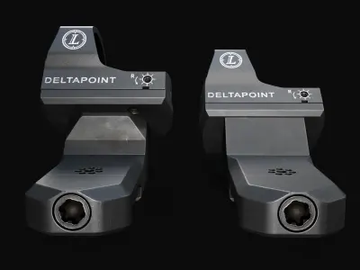 Arisaka Offset Optic Mount Free low-poly 3D model