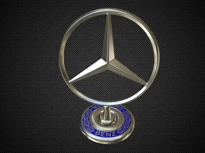 mercedes benz logo 3D model