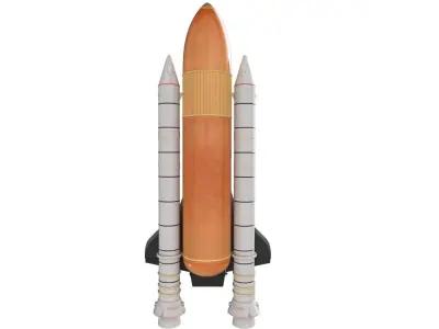 Space Shuttle Nasa shuttle  rocket International SpaceStation 3D model