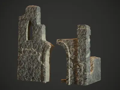 Castle Ruins 3D model