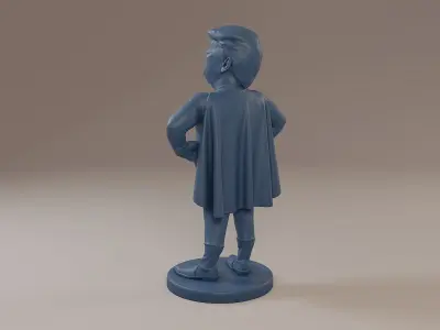 Donald Trump SuperTrump 3D print model
