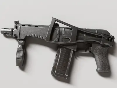 Machine gun cp-3m 3D model