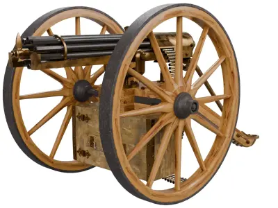 Gatling Gun 3D model
