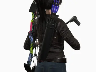 Survivor girl  3D model