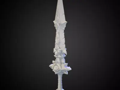 Stylized Sword 30 3D model