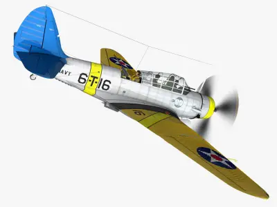 Douglas TDB-1 Devastator - 6T16 3D model