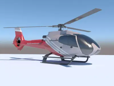 AgustaWestland  Helicopter 3D model 3D model
