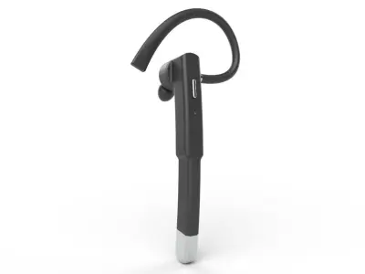 Bluetooth Headset M3 Low-poly 3D model