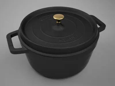 Staub La Cocotte - cooking pot 3D model