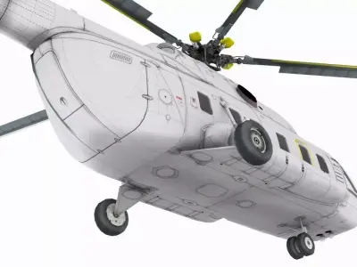 Mil Mi-17 3D model 3D model