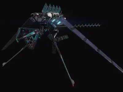 Vulture Spy Satellite 3D model