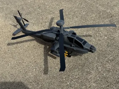 Apache AH-64 3D print model