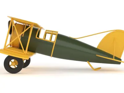 Vintage Airplane 3D model