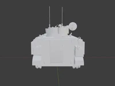M163 Vulcan Air Defense System Free 3D model