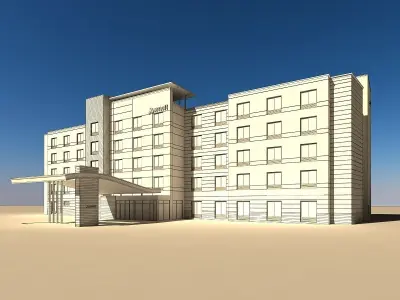 Hotel M2 3D model