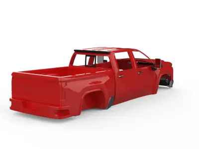 2022 Chevy Silverado 3500 3D print model