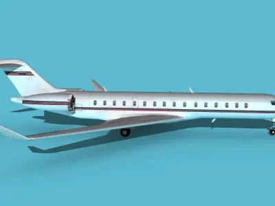 Bombardier Global 7000 V01 3D model