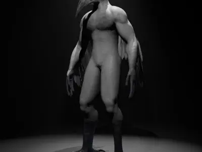 Opium Bird Free Rigged 3D Model Free 3D model