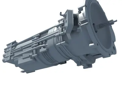 3D Gear Transmission 51 3D model