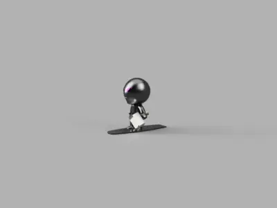 Marvel Comics Mini The Fallen One Norrin Radd 3D model