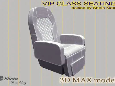VIP CABIN SEATING 3D model