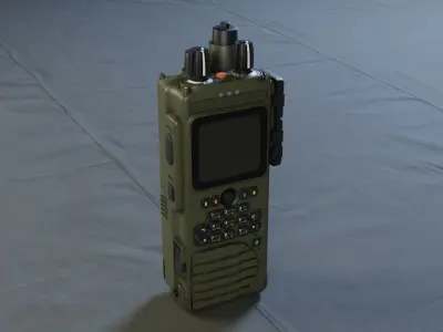 Military Walky Talky Game Asset - Lowpoly Low-poly 3D model