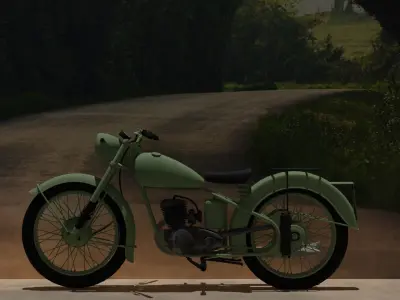 BSA BANTAM D1 1948 3D model