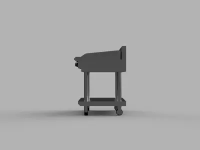 Flat Plate Griddle 3D model