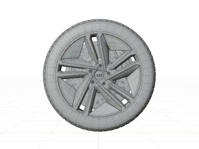 Audi RS Etron GT 1 Wheel 3D model
