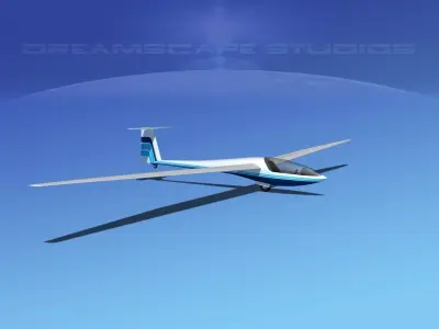 DG-400 17-Metre Motorglider V14 3D model