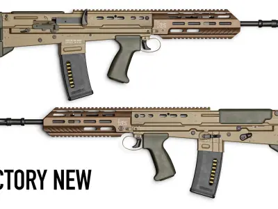 L85A3 Low-poly 3D model