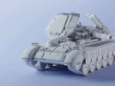 Mirage Tank 3D print model