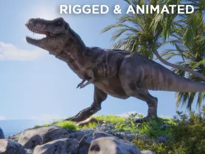 Tyrannosaurus Rex T rex Jurassic Park  3D model