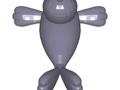 MakeIT Water Type Pokemon Seel 3D model