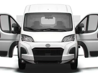Toyota ProAce Electric Max Van L4H2 HQ Interior 2025 3D model