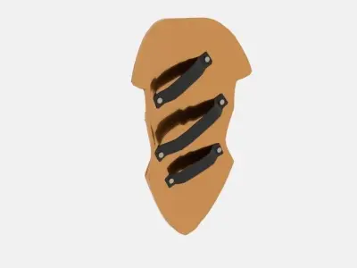 Stone Kind Fantasy Armor 3D model