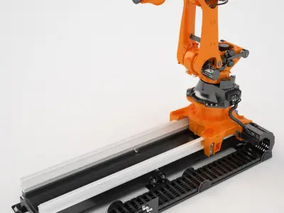 KUKA KR FORTEC-2 Ultra Rail System 01 3D model