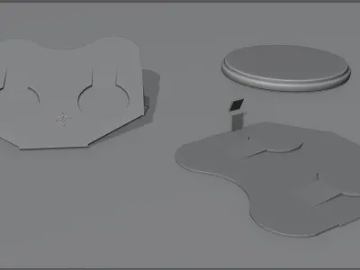 Battery Holder CR2032 3D model