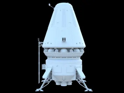 Landing module 3D model