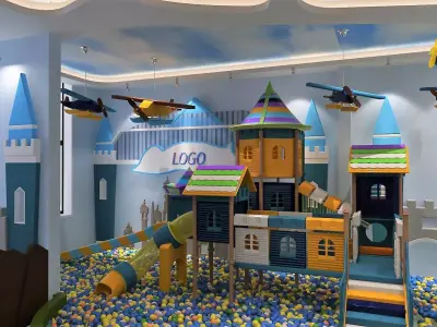 Playroom with Playground 3D model