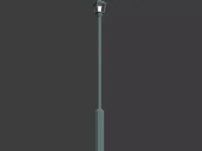 Street Lamp Free low-poly 3D model