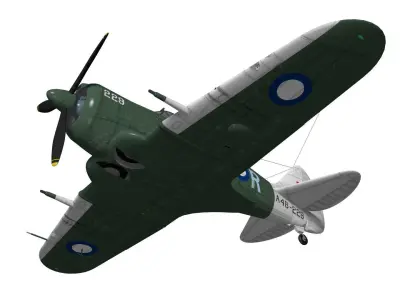 CAC CA-12 Boomerang 3D model