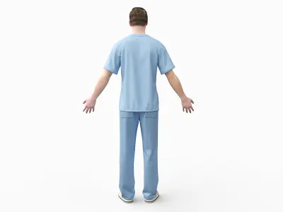 Male Nurse 3D model